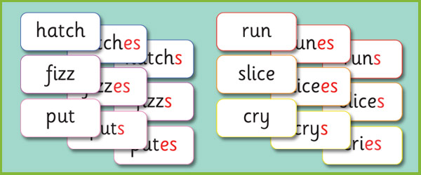 early-learning-resources-phase-6-s-and-es-suffix-matching-cards