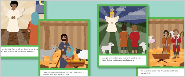 Nativity Story Sequencing Activity Short Version Free Early Years