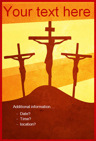 Early Learning Resources Editable Good Friday Poster