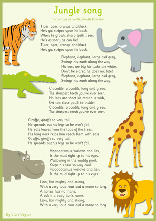 Early Learning Resources Children's Jungle Song
