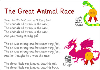 the story of the great race chinese new year