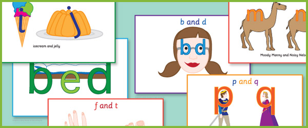 Confusing Letters A4 Posters (Dyslexia teaching resources 