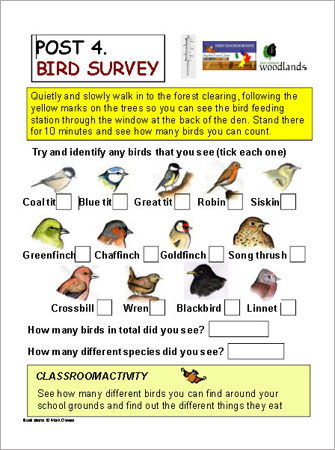 excel sheet free Learning Schools' Resources The BirdWatch Big Early