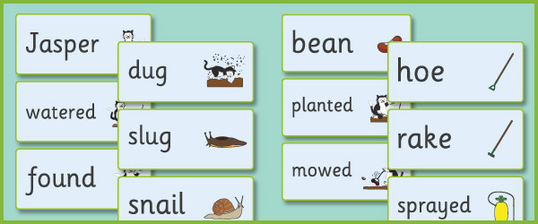 Early Learning Resources Jasper’s Beanstalk Word Cards (Story Resources)