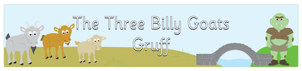 Early Learning Resources Three Billy Goats Gruff Display Banners