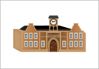 3D Model Building: Town Hall| Craft Activities For Kids