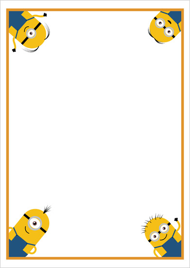 Minion Notepaper | Free Early Years & Primary Teaching Resources (EYFS ...