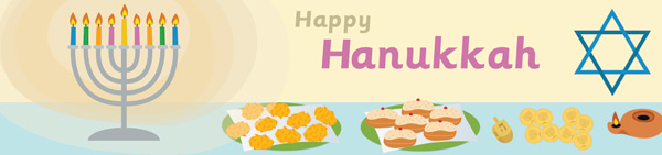 Early Learning Resources Hanukkah Display Poster Banner