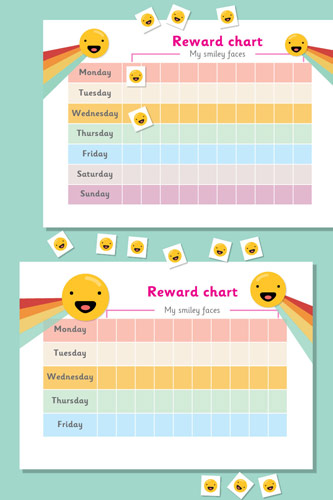 Early Learning Resources Smiley Face Reward Chart - Free Early Years ...