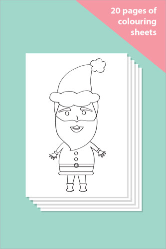 early learning resources christmas colouring in sheets